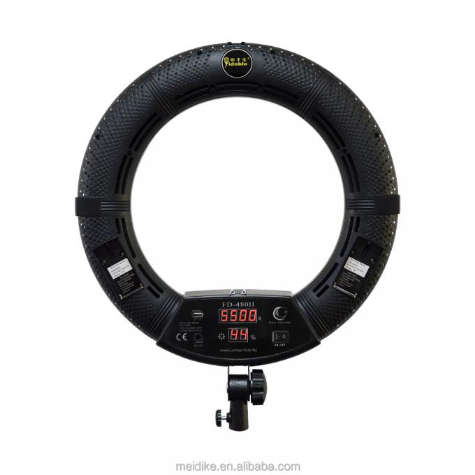 FD-480II फ़ोटोग्राफ़ी सेल्फी रिंग फ़िल लाइट व्लॉगिंग वीडियो रिंगलाइट यूट्यूब सेट दर्पण के साथ 1